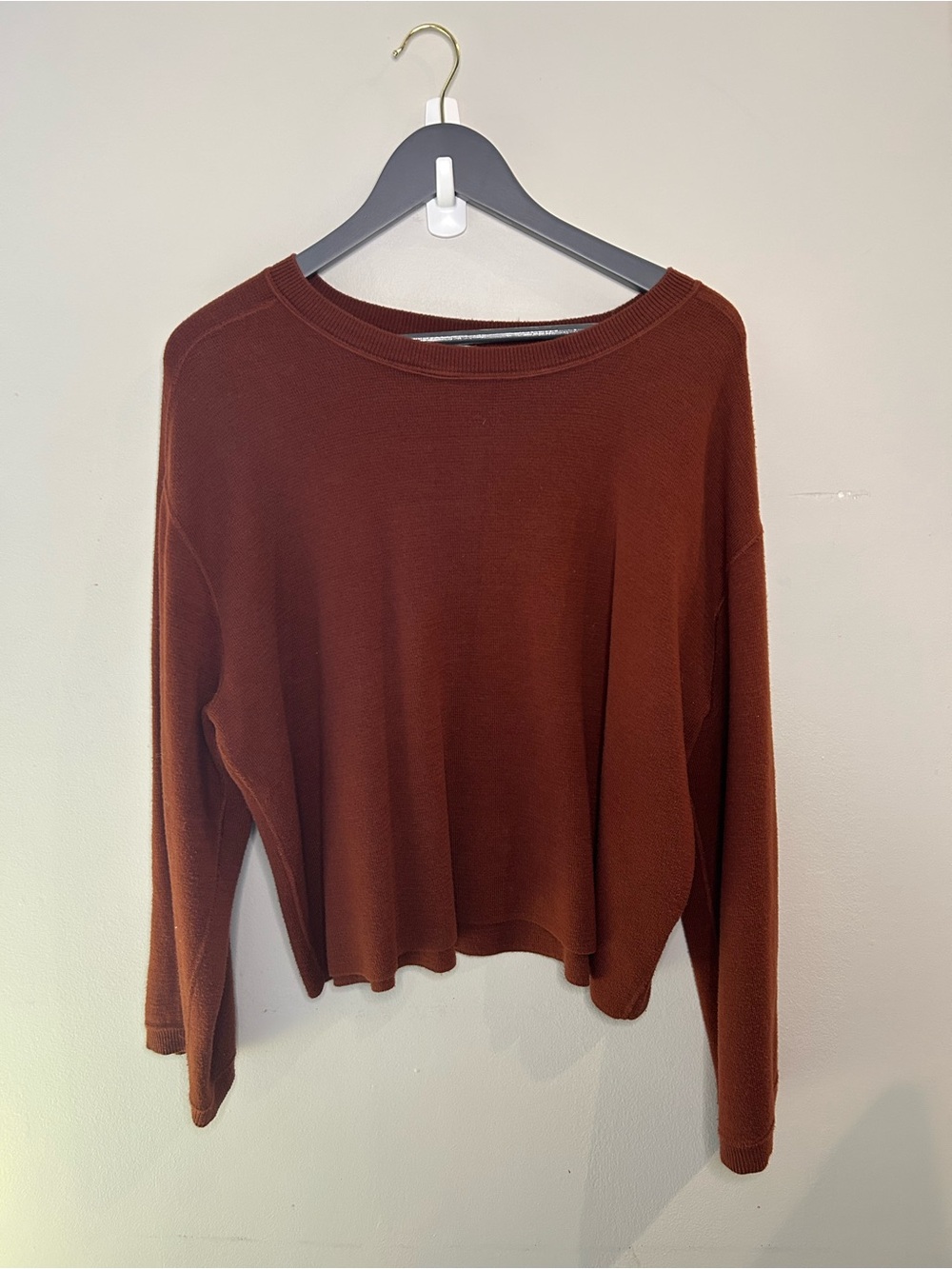 Vince Rust Crewneck Sweater Large